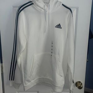 White adidas hoodie